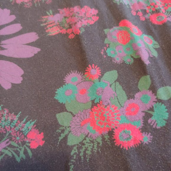 Modcloth Black Floral Lively Lounging Robe - Picture 4 of 8